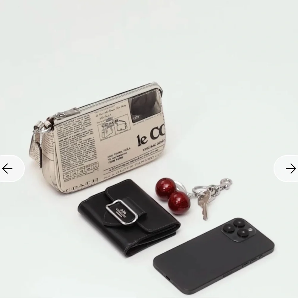 NWOT Coach Nolita in Newspaper Print - Picture 4 of 7